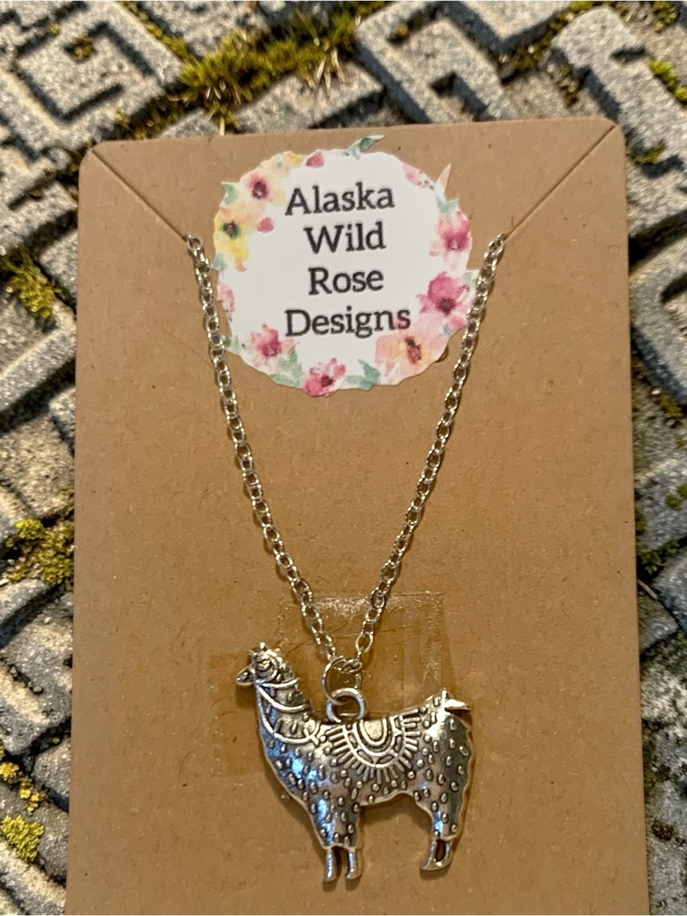 Intricate Silver Llama Pendant Necklace - Women Jewelry